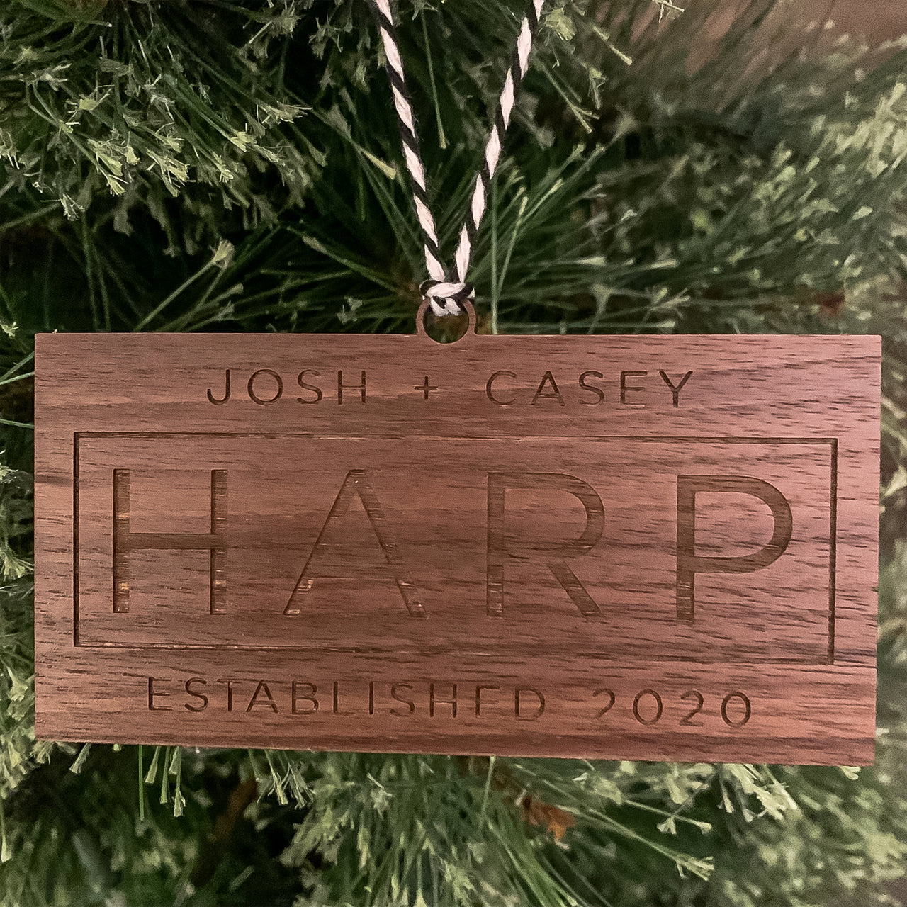 Modern + Married Ornament
