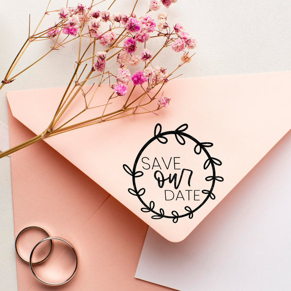 Save Our Date Wedding Stamp