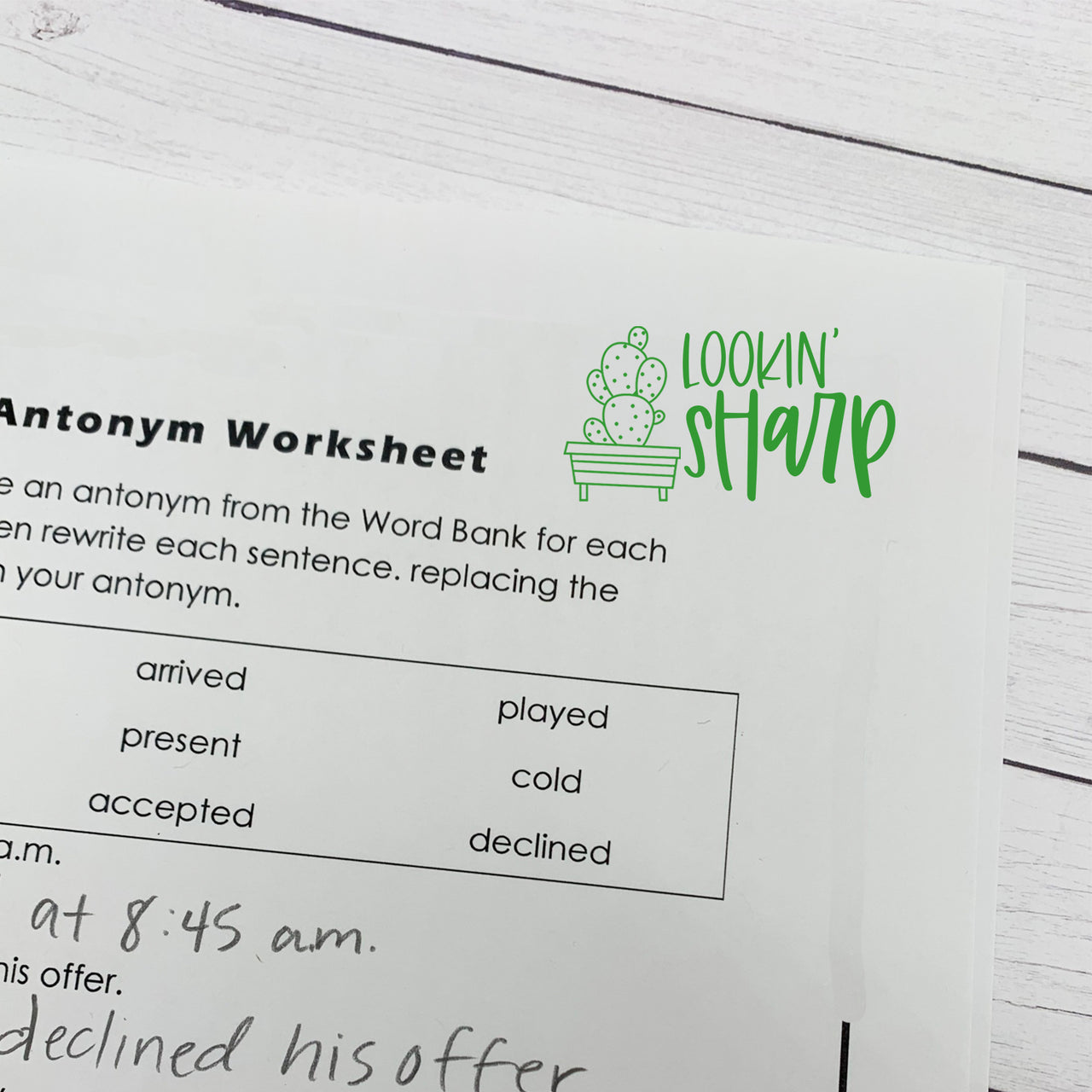 Lookin' Sharp Teacher Stamp