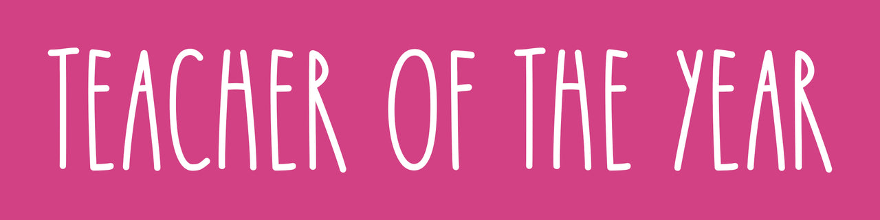 Teacher of the Year Desk Plate
