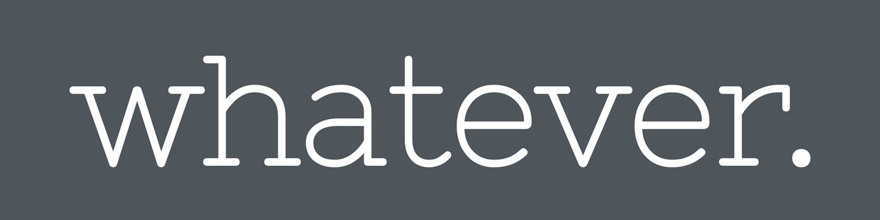 Whatever Desk Plate