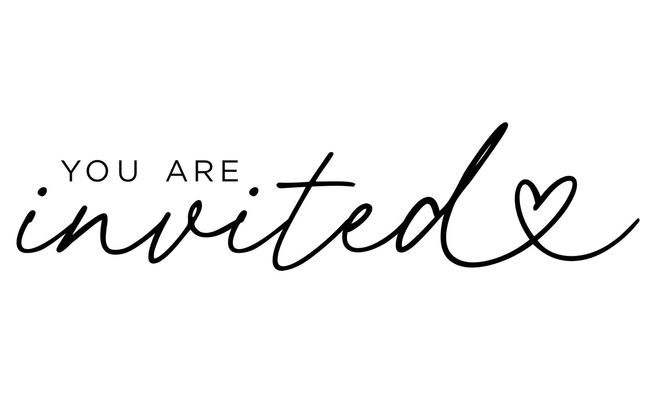 You Are Invited Wedding Stamp